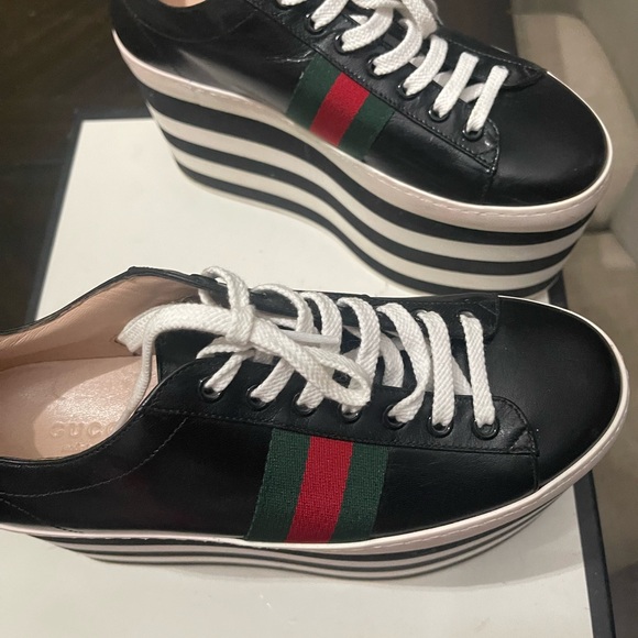 Gucci platform sneakers 37.5 - Picture 5 of 5